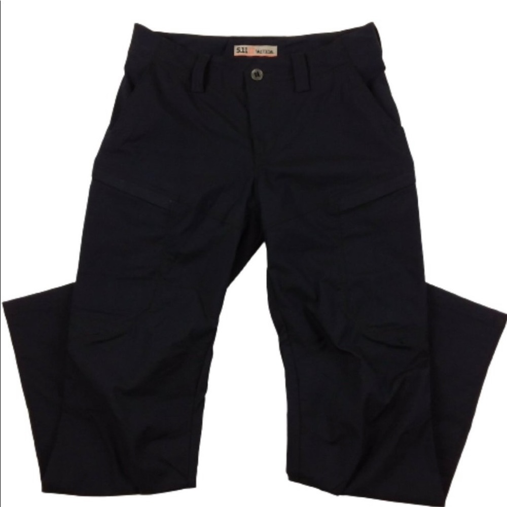 5.11 Tactical Apex Cargo Work Pants Reg. Fit Straight Leg Stretch Navy Blue